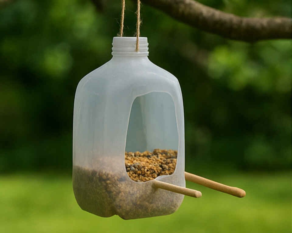 The Classic Milk Jug Feeder