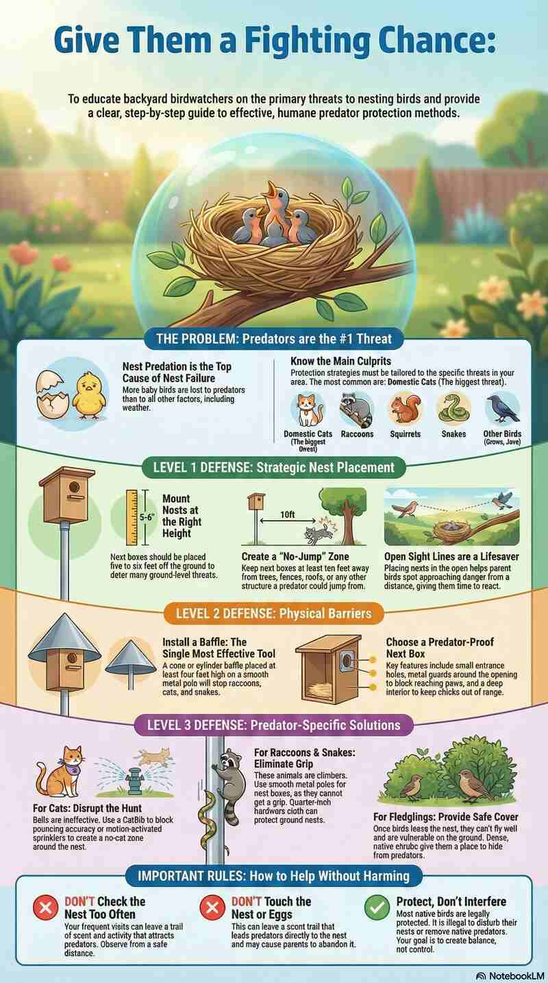 Baby Birds Protection Infographic