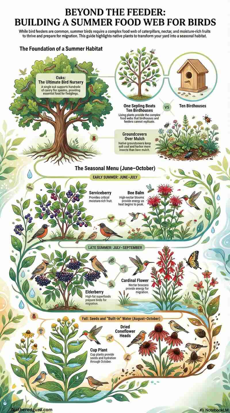 What to Plant for Birds in Summer Graphic Small