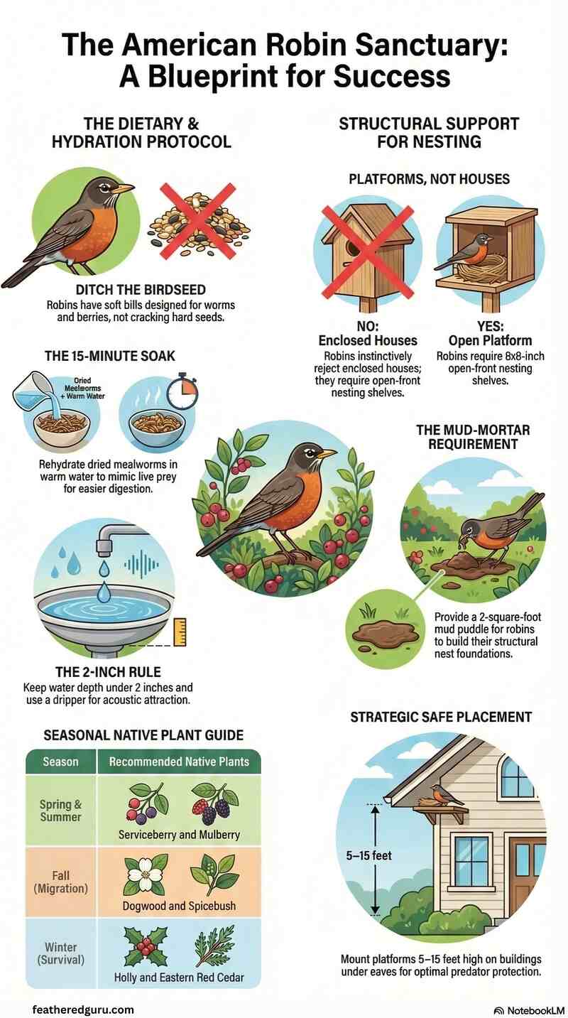 American Robin Nesting Behavior Infographic (Small)