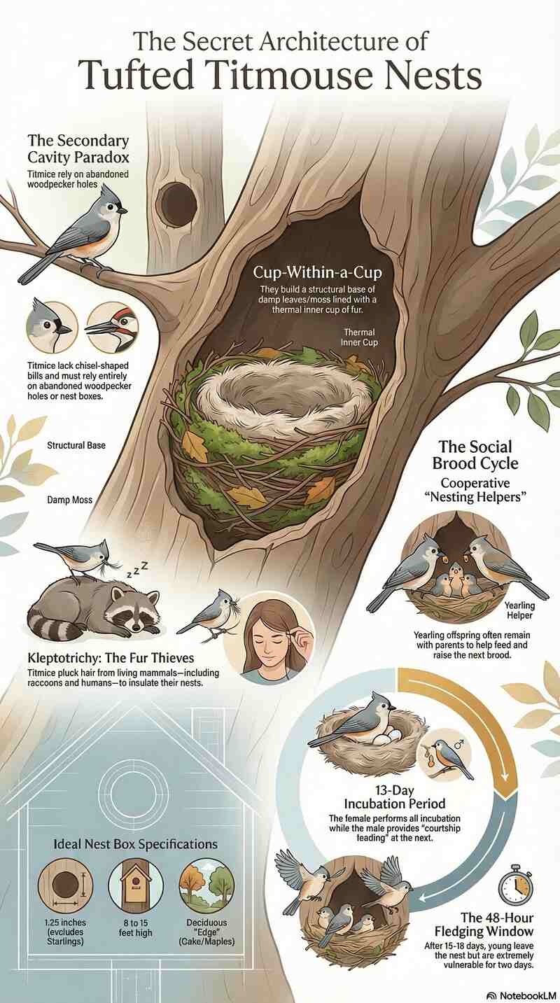 Tufted Titmouse Nesting Infographic (Small)