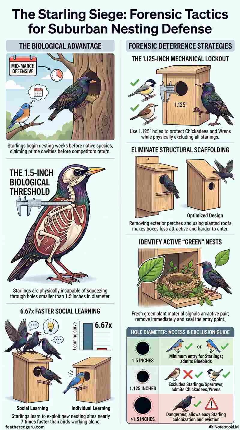 Suburban Nesting Defense Guide Infographic