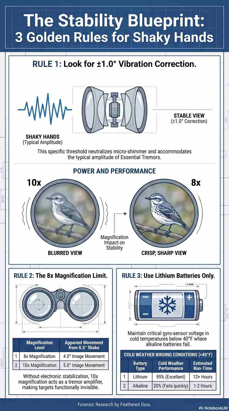Stability Blueprint for Shaky Hands Infographic