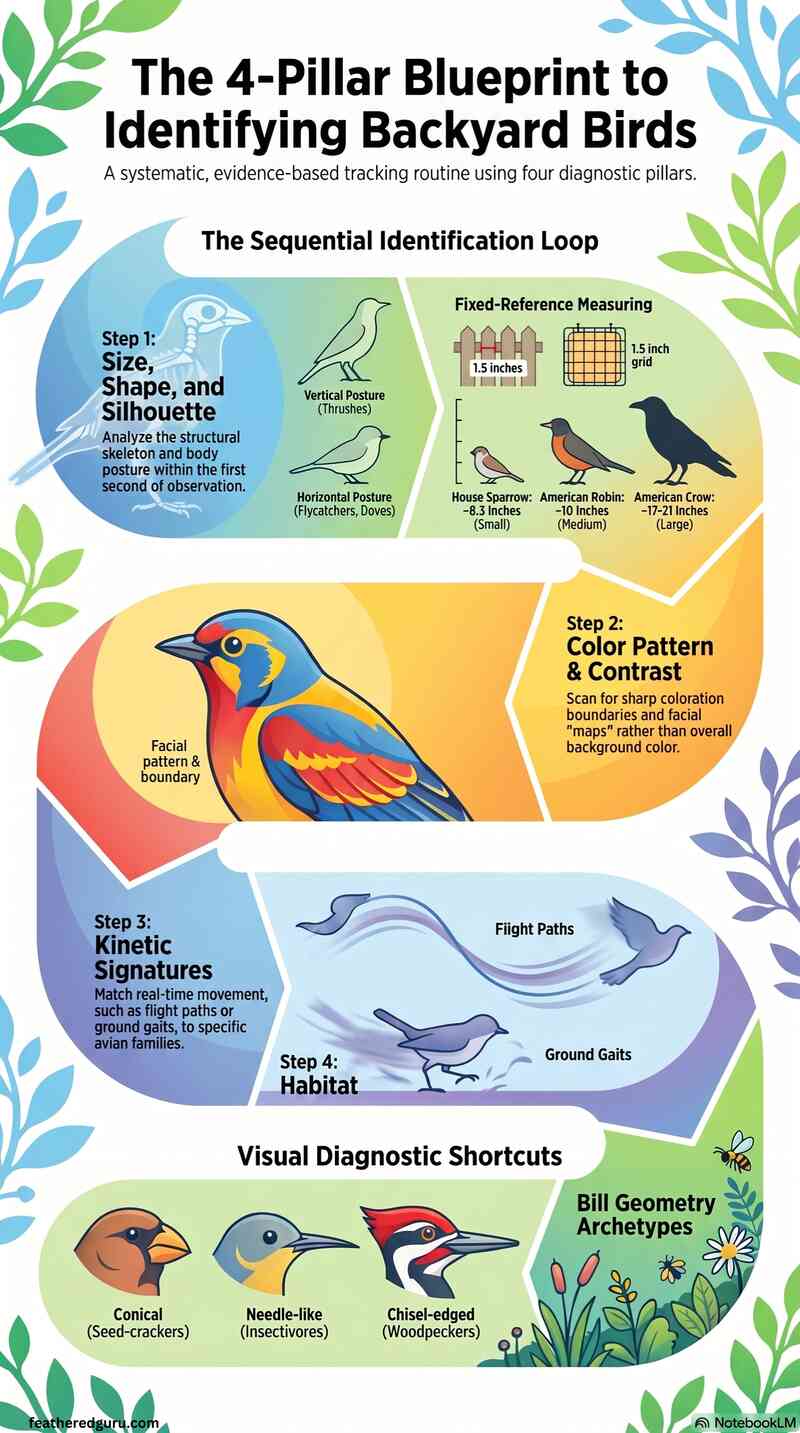 Bird Identification at a Glance Infographic