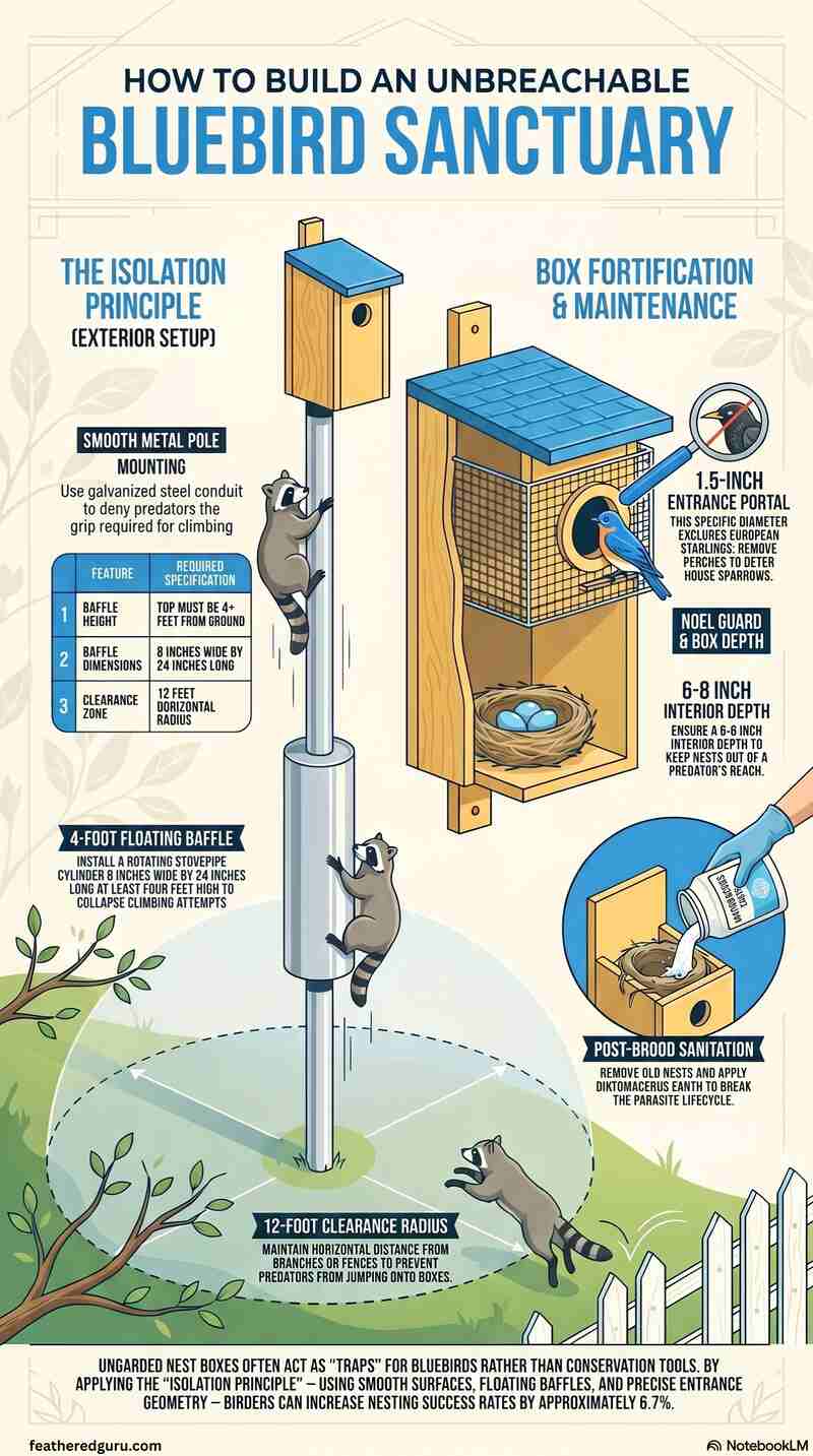 Bluebird House Protection Blueprint Infographic